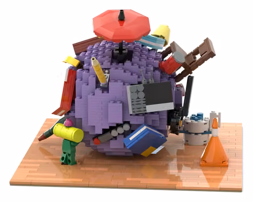 Claude Opus 5.5's build: Household-object ball